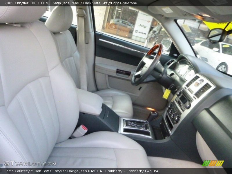 Satin Jade Pearl / Dark Slate Gray/Light Graystone 2005 Chrysler 300 C HEMI