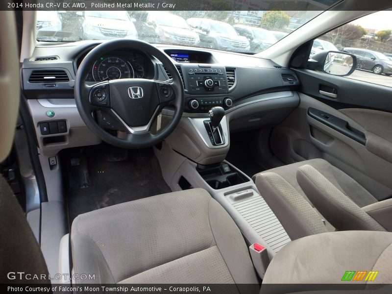 Polished Metal Metallic / Gray 2014 Honda CR-V EX AWD