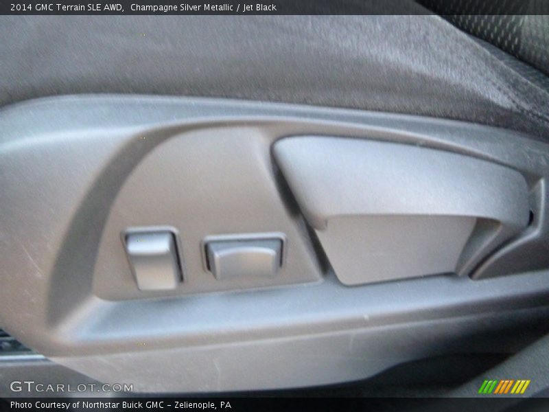 Champagne Silver Metallic / Jet Black 2014 GMC Terrain SLE AWD