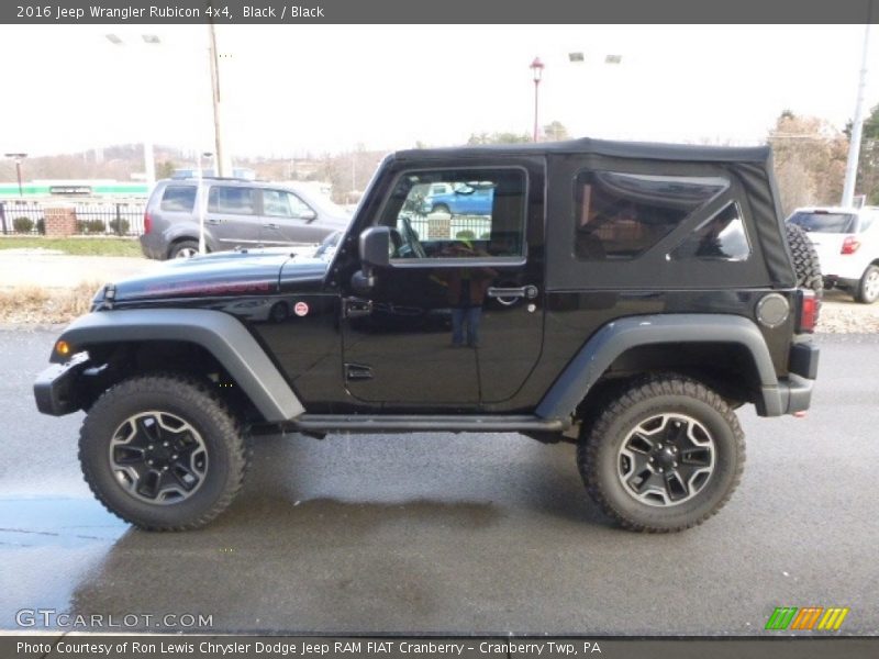 Black / Black 2016 Jeep Wrangler Rubicon 4x4