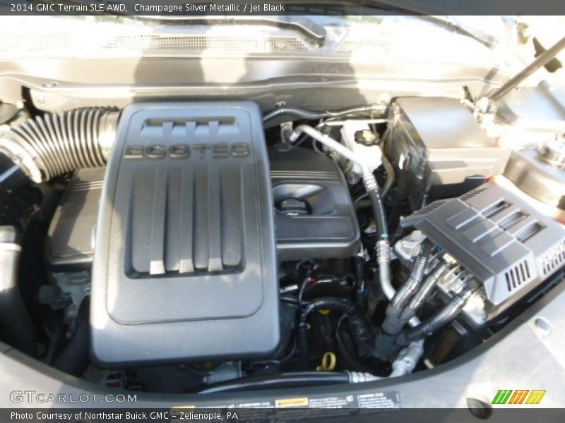 Champagne Silver Metallic / Jet Black 2014 GMC Terrain SLE AWD