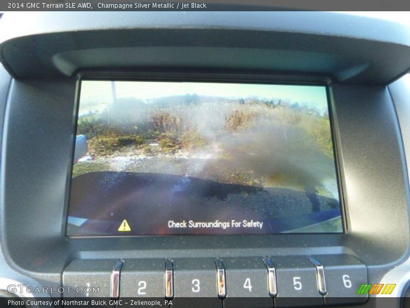 Champagne Silver Metallic / Jet Black 2014 GMC Terrain SLE AWD