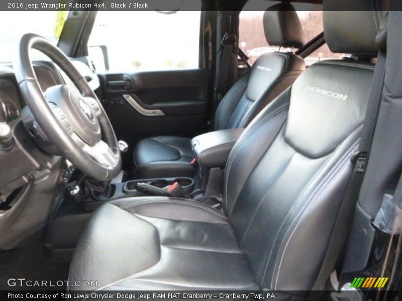 Black / Black 2016 Jeep Wrangler Rubicon 4x4