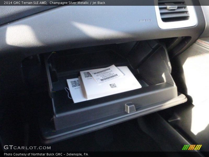 Champagne Silver Metallic / Jet Black 2014 GMC Terrain SLE AWD