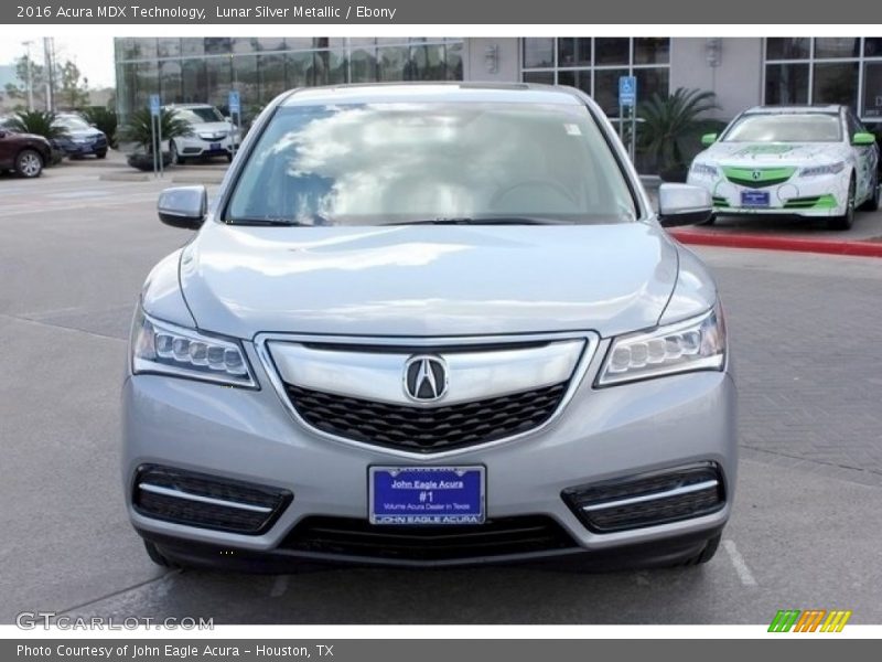 Lunar Silver Metallic / Ebony 2016 Acura MDX Technology