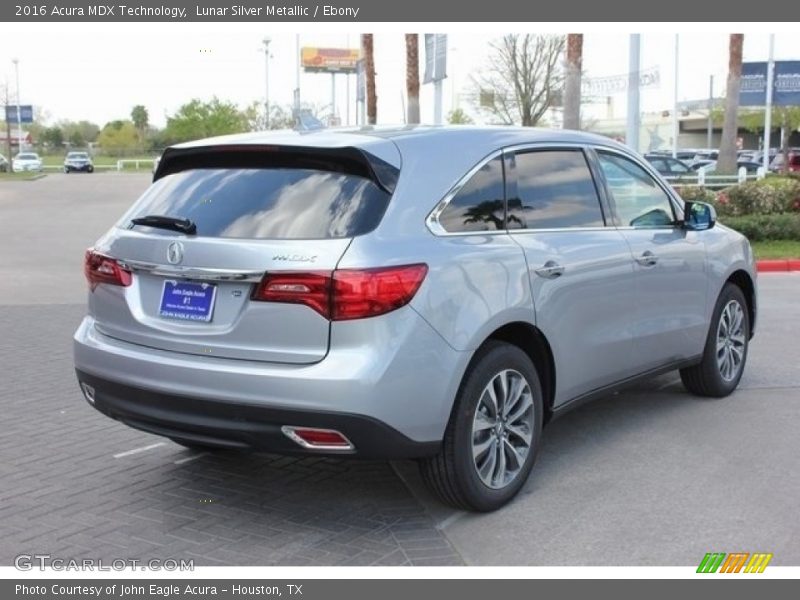 Lunar Silver Metallic / Ebony 2016 Acura MDX Technology