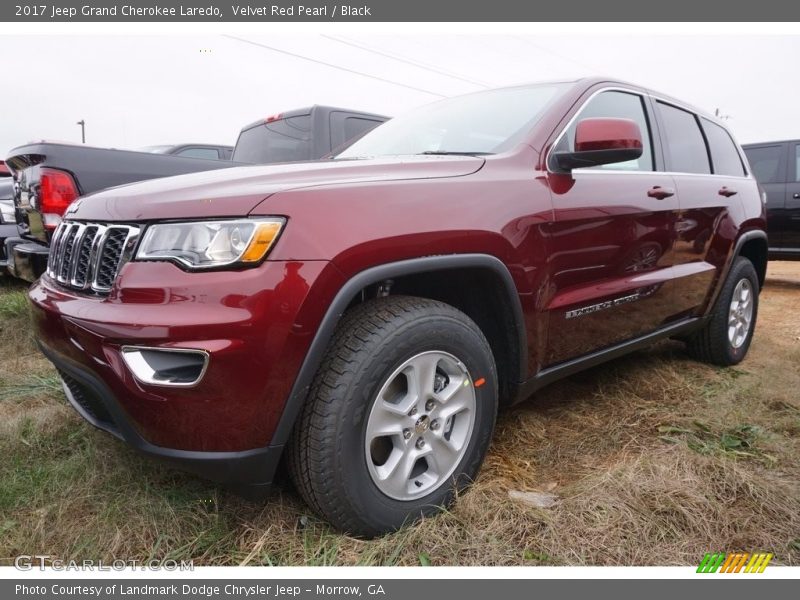 Velvet Red Pearl / Black 2017 Jeep Grand Cherokee Laredo