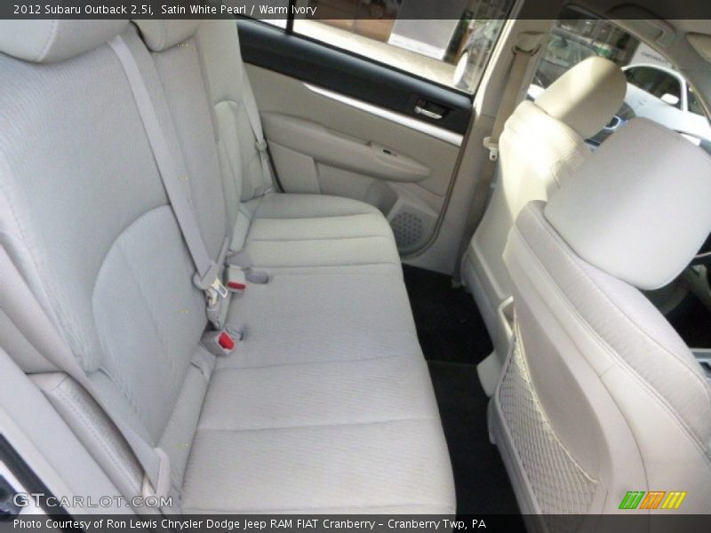Satin White Pearl / Warm Ivory 2012 Subaru Outback 2.5i