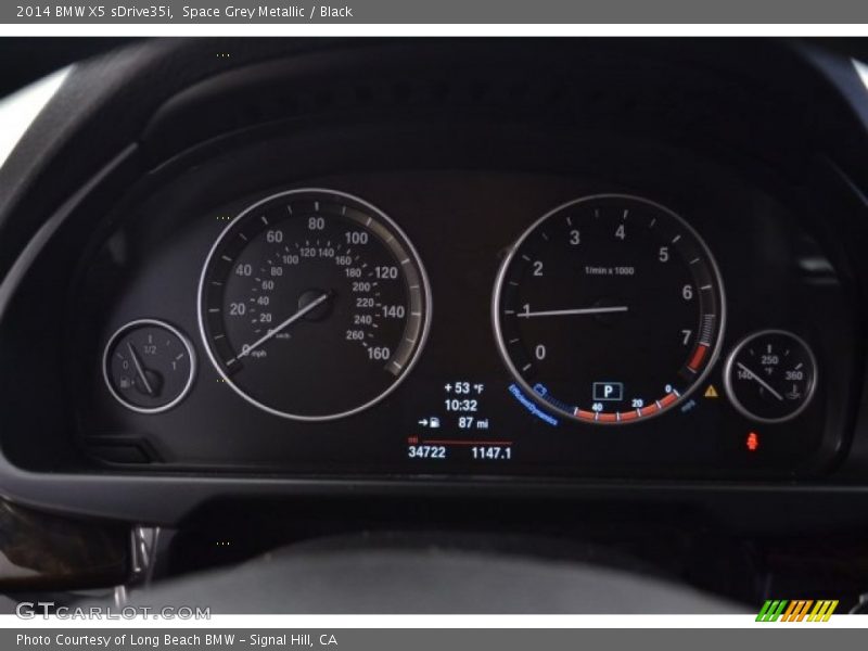 Space Grey Metallic / Black 2014 BMW X5 sDrive35i