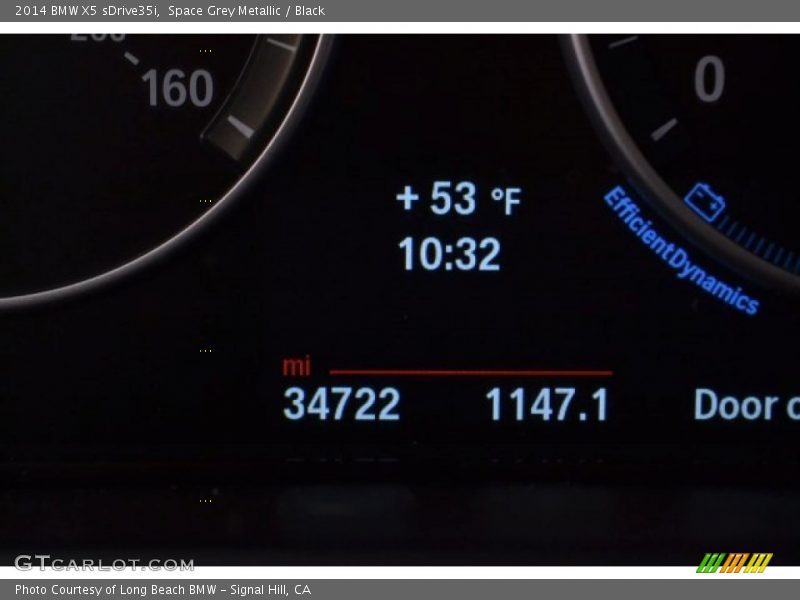 Space Grey Metallic / Black 2014 BMW X5 sDrive35i