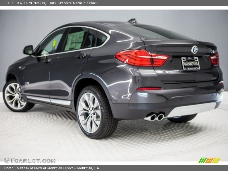 Dark Graphite Metallic / Black 2017 BMW X4 xDrive28i