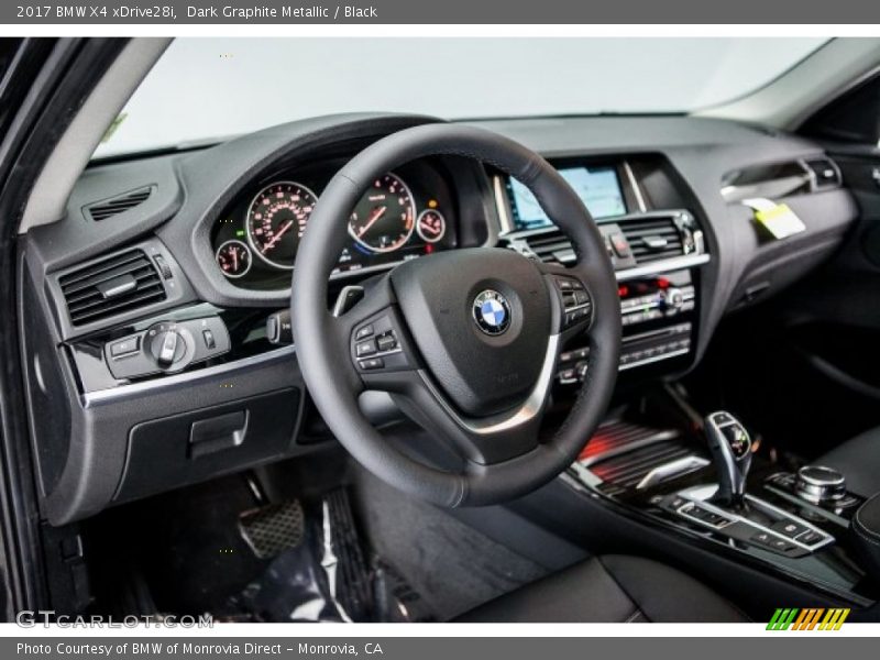 Dark Graphite Metallic / Black 2017 BMW X4 xDrive28i