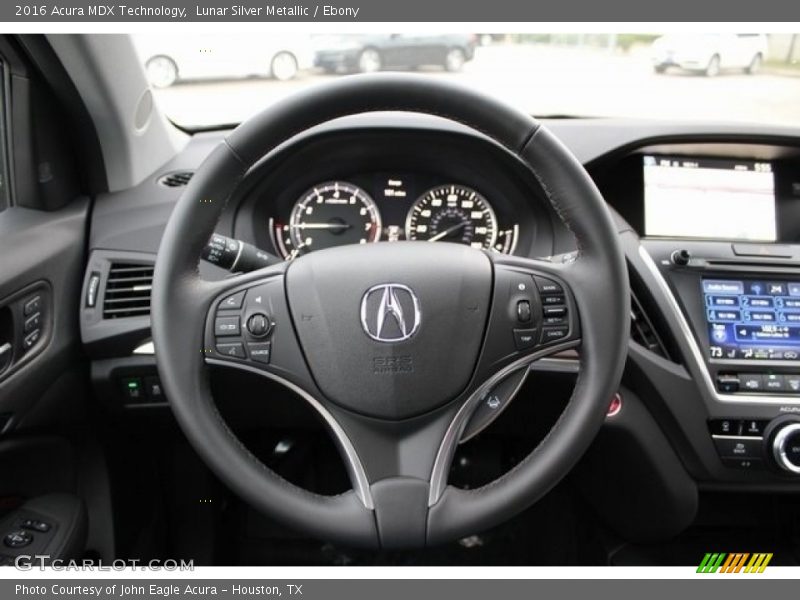 Lunar Silver Metallic / Ebony 2016 Acura MDX Technology