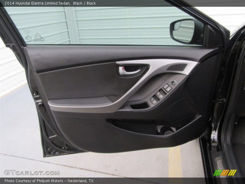 Black / Black 2014 Hyundai Elantra Limited Sedan