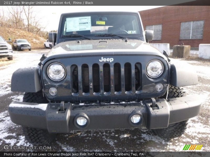 Rhino / Black 2017 Jeep Wrangler Unlimited Rubicon 4x4