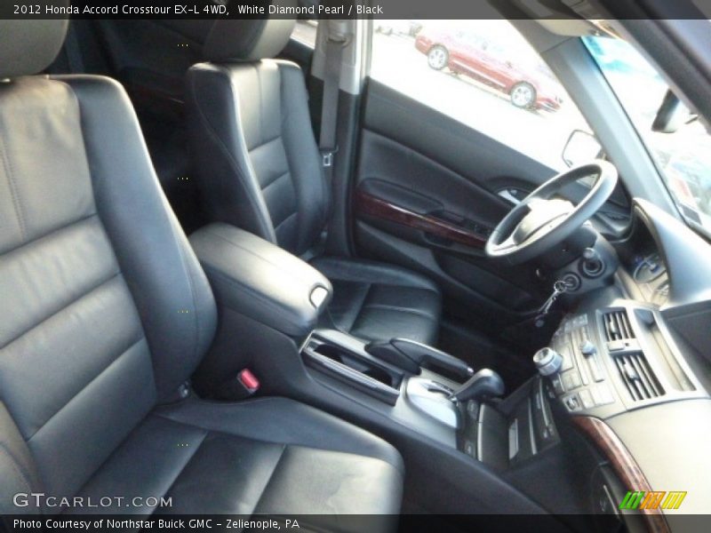 White Diamond Pearl / Black 2012 Honda Accord Crosstour EX-L 4WD