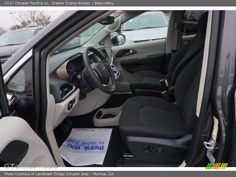 Granite Crystal Metallic / Black/Alloy 2017 Chrysler Pacifica LX