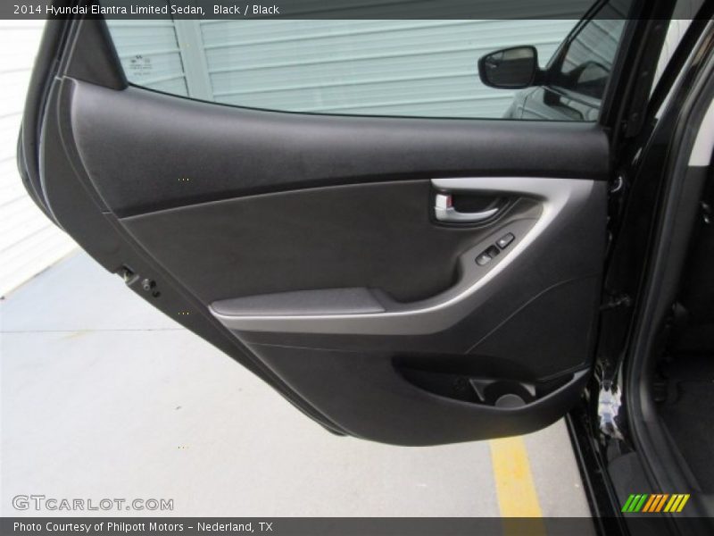 Black / Black 2014 Hyundai Elantra Limited Sedan