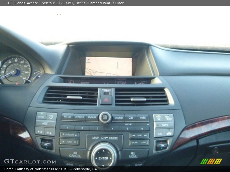 White Diamond Pearl / Black 2012 Honda Accord Crosstour EX-L 4WD