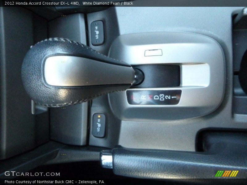White Diamond Pearl / Black 2012 Honda Accord Crosstour EX-L 4WD