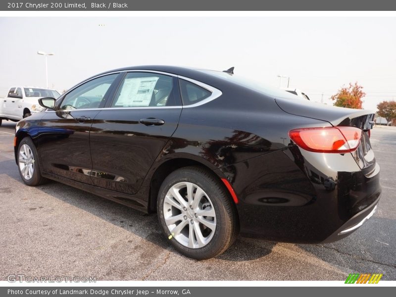 Black / Black 2017 Chrysler 200 Limited