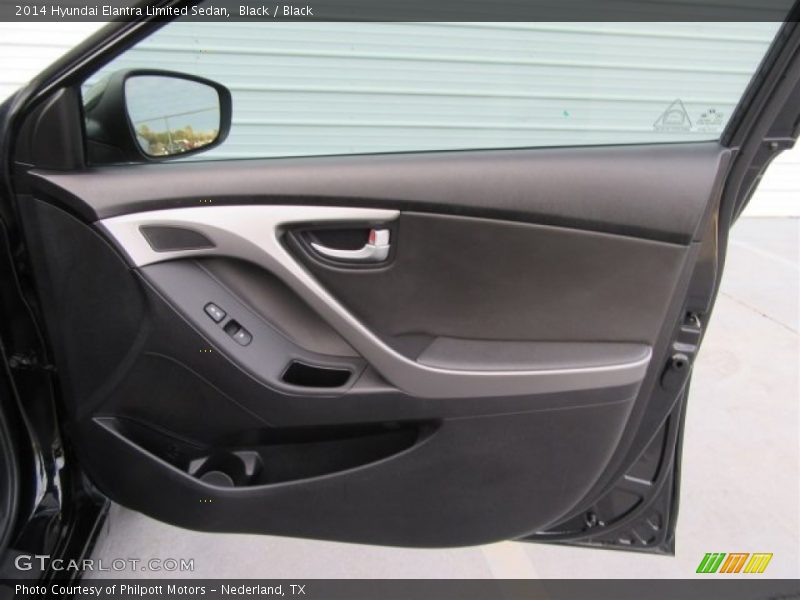 Black / Black 2014 Hyundai Elantra Limited Sedan