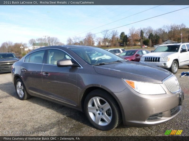 Mocha Steel Metallic / Cocoa/Cashmere 2011 Buick LaCrosse CX