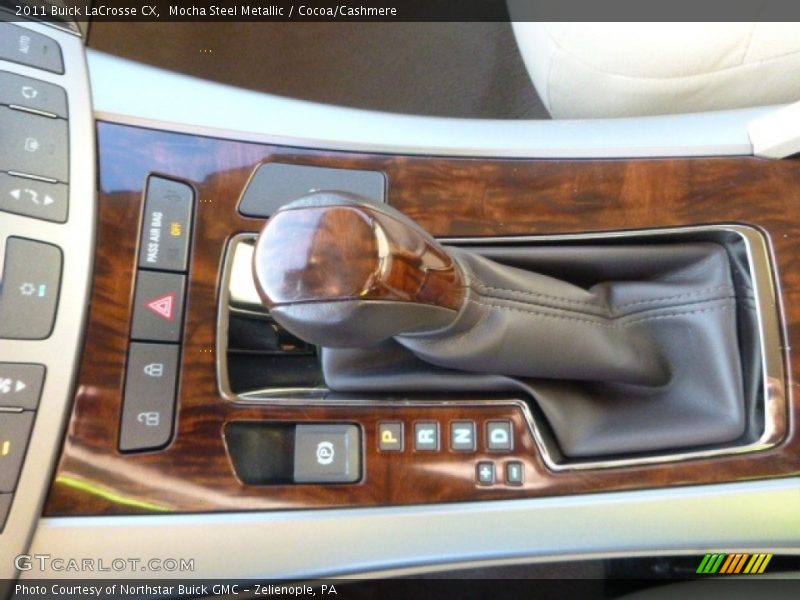 Mocha Steel Metallic / Cocoa/Cashmere 2011 Buick LaCrosse CX