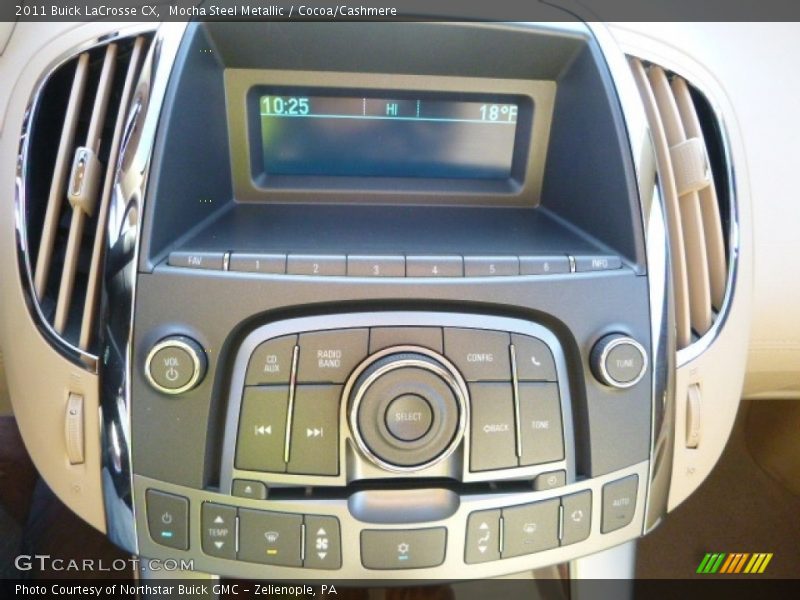 Mocha Steel Metallic / Cocoa/Cashmere 2011 Buick LaCrosse CX
