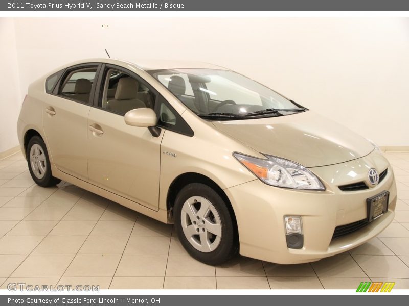 Sandy Beach Metallic / Bisque 2011 Toyota Prius Hybrid V