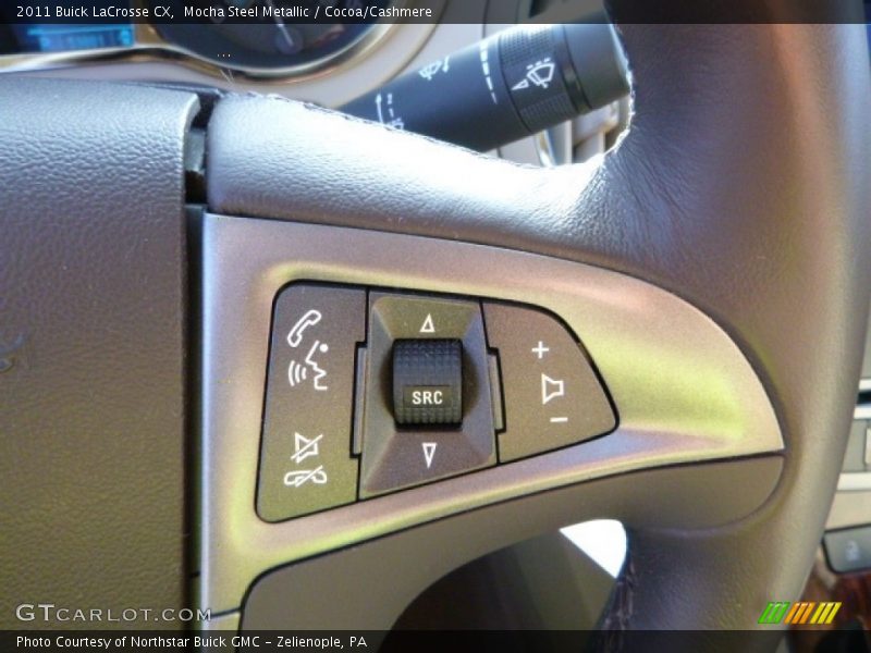 Mocha Steel Metallic / Cocoa/Cashmere 2011 Buick LaCrosse CX