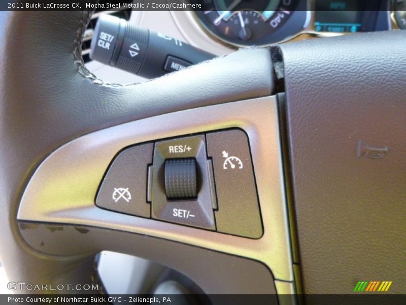 Mocha Steel Metallic / Cocoa/Cashmere 2011 Buick LaCrosse CX