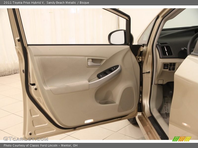 Sandy Beach Metallic / Bisque 2011 Toyota Prius Hybrid V