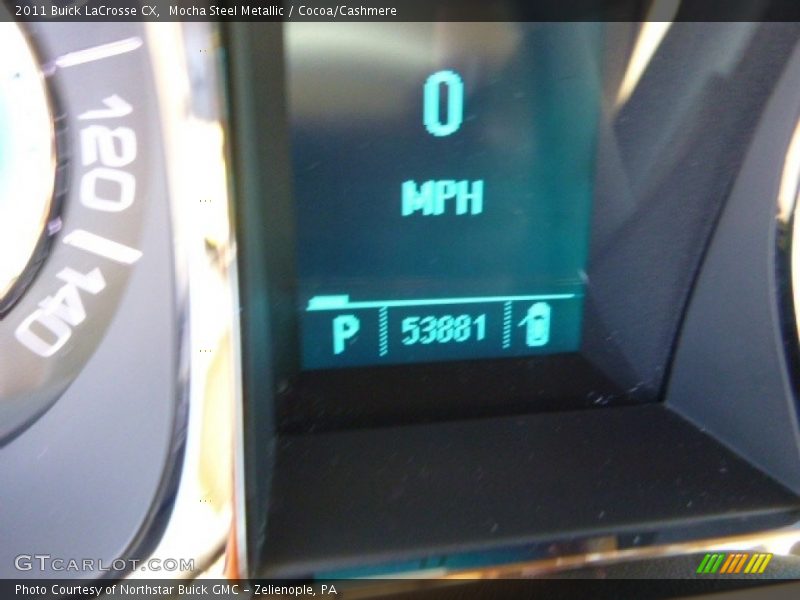 Mocha Steel Metallic / Cocoa/Cashmere 2011 Buick LaCrosse CX