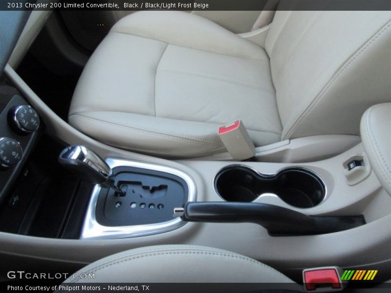Black / Black/Light Frost Beige 2013 Chrysler 200 Limited Convertible
