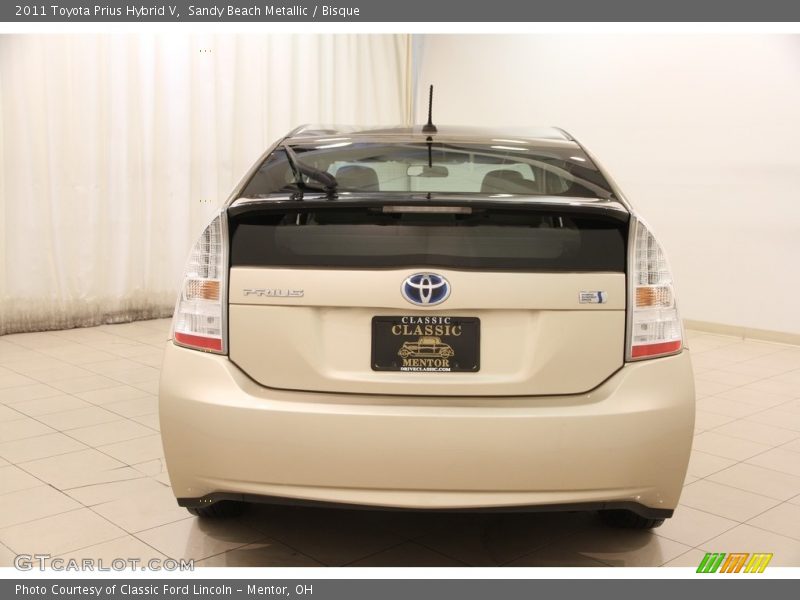 Sandy Beach Metallic / Bisque 2011 Toyota Prius Hybrid V