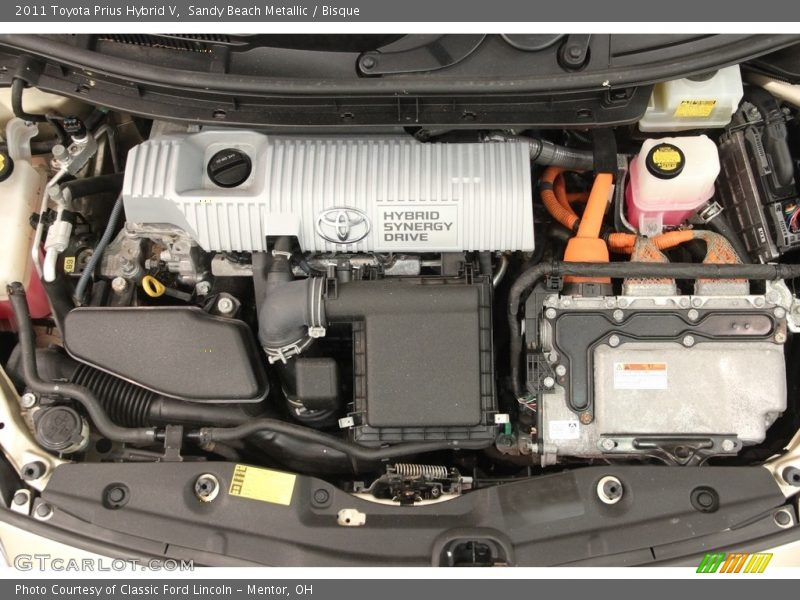 Sandy Beach Metallic / Bisque 2011 Toyota Prius Hybrid V