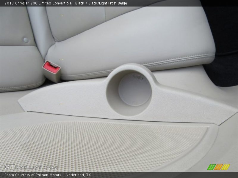 Black / Black/Light Frost Beige 2013 Chrysler 200 Limited Convertible