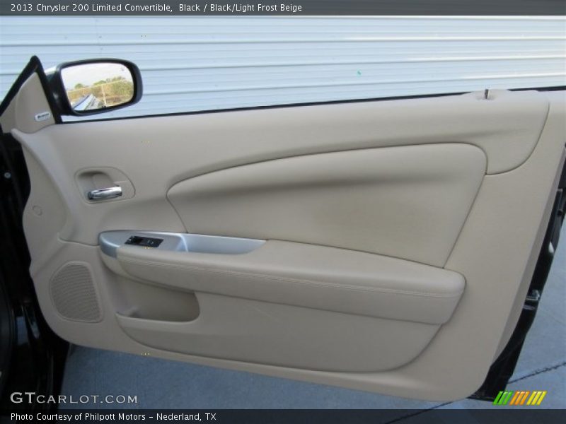 Black / Black/Light Frost Beige 2013 Chrysler 200 Limited Convertible
