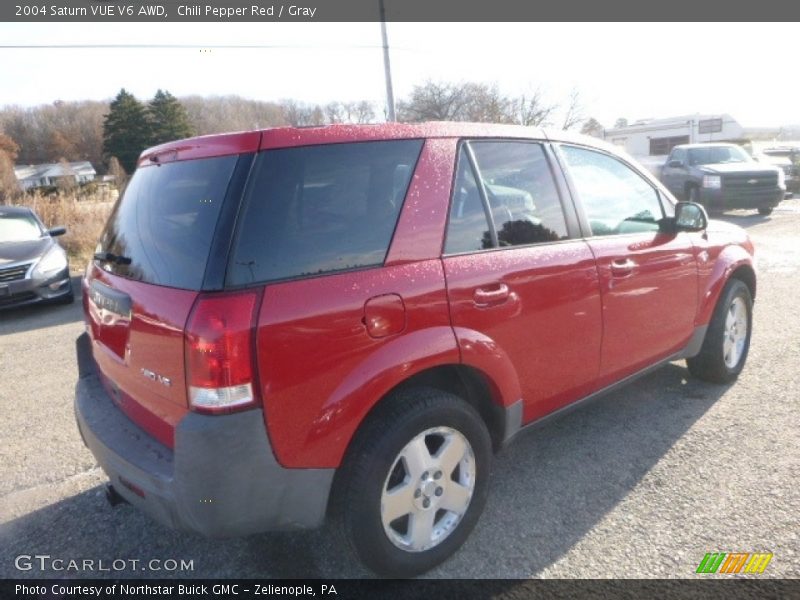 Chili Pepper Red / Gray 2004 Saturn VUE V6 AWD