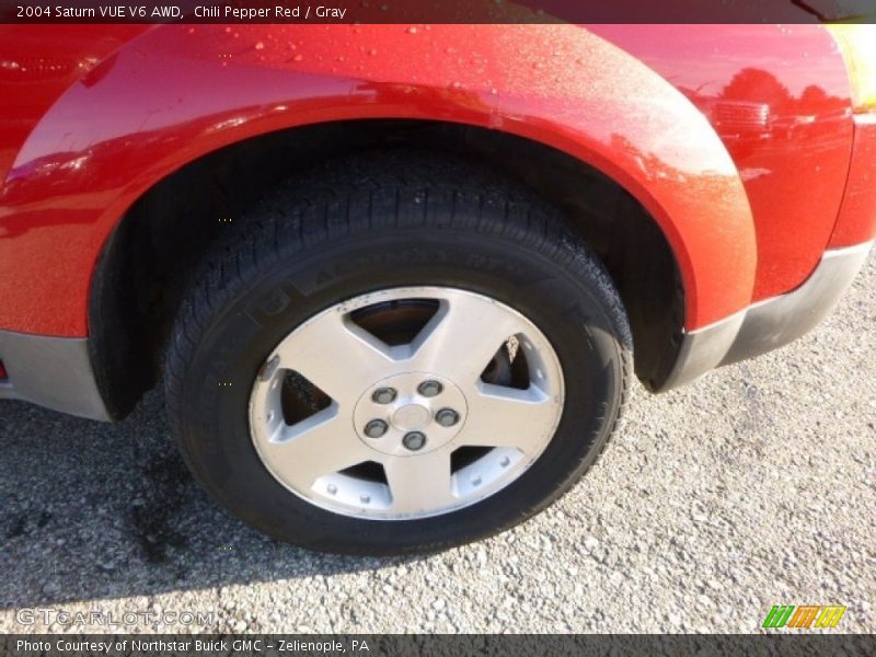 Chili Pepper Red / Gray 2004 Saturn VUE V6 AWD