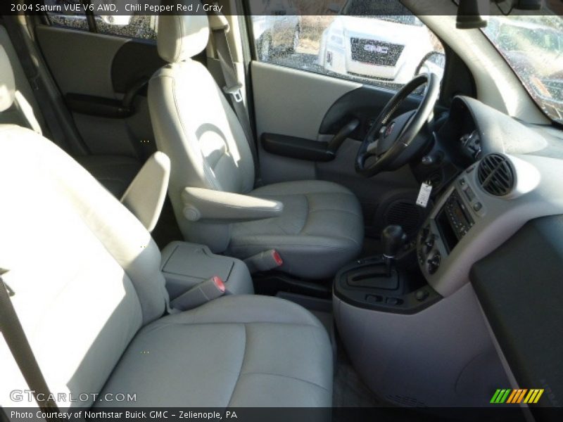 Chili Pepper Red / Gray 2004 Saturn VUE V6 AWD