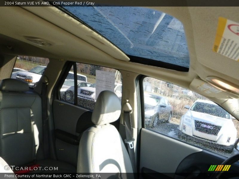 Chili Pepper Red / Gray 2004 Saturn VUE V6 AWD