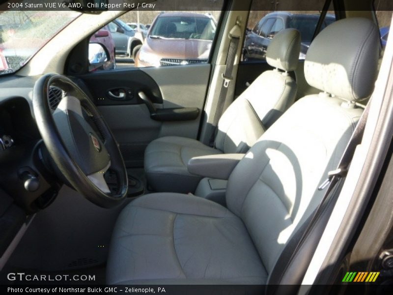 Chili Pepper Red / Gray 2004 Saturn VUE V6 AWD