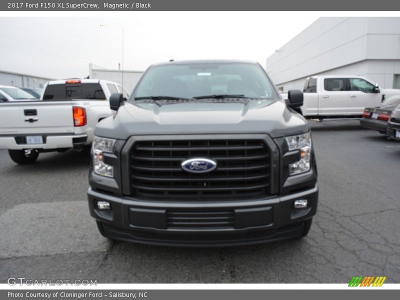 Magnetic / Black 2017 Ford F150 XL SuperCrew