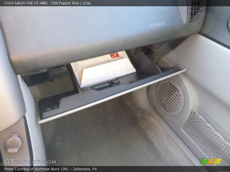 Chili Pepper Red / Gray 2004 Saturn VUE V6 AWD