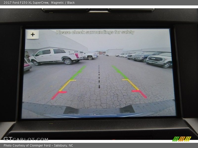 Magnetic / Black 2017 Ford F150 XL SuperCrew