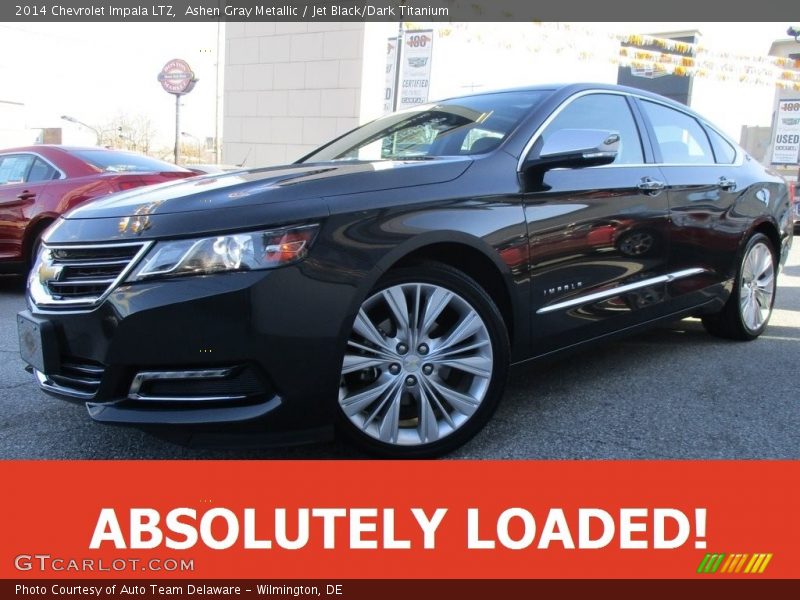 Ashen Gray Metallic / Jet Black/Dark Titanium 2014 Chevrolet Impala LTZ