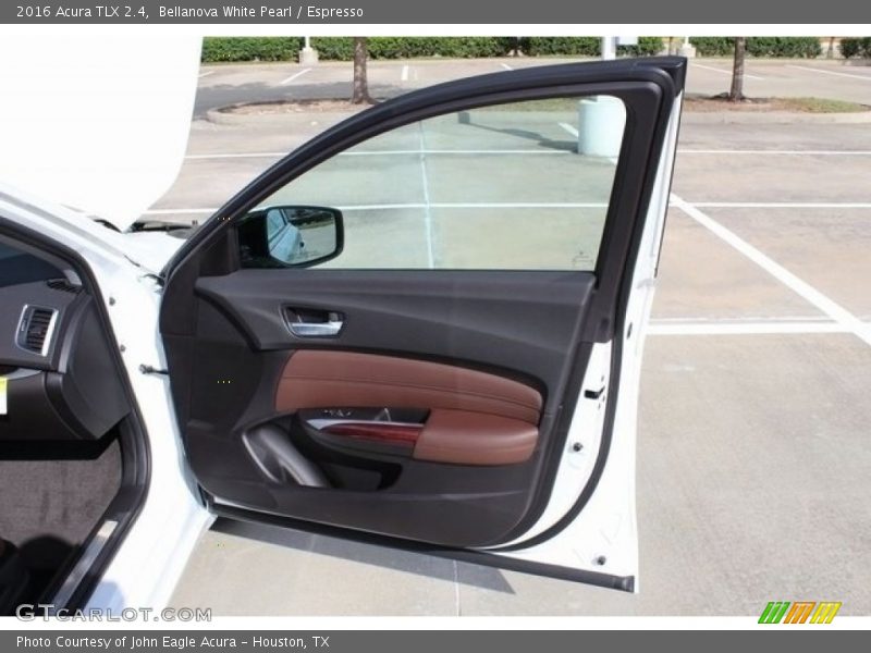 Bellanova White Pearl / Espresso 2016 Acura TLX 2.4