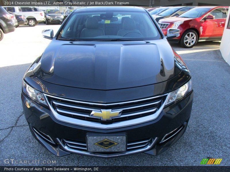 Ashen Gray Metallic / Jet Black/Dark Titanium 2014 Chevrolet Impala LTZ